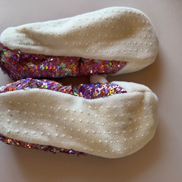 Sequin Unicorn Slippers ✨🦄 Size 7–8 (Women’s) - Picture 2 of 3